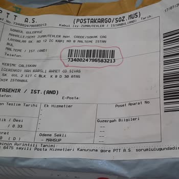 PTT Kargo Görevlisinin Kimlik Israrı Ve Tedirgin Edici Davranışı