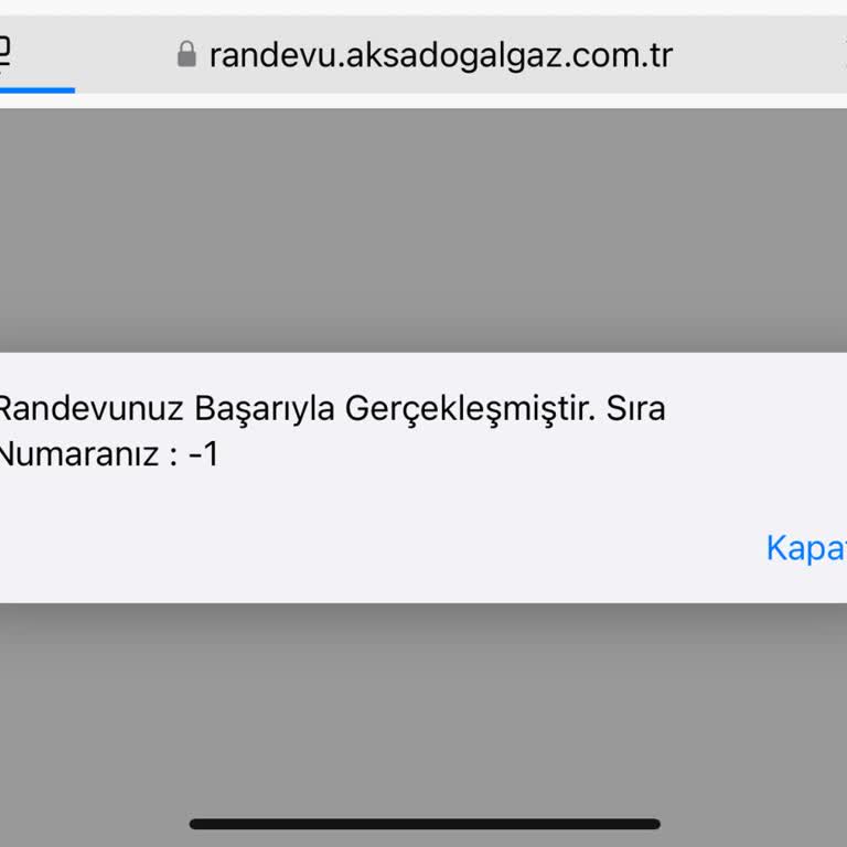 Randevuya Rağmen Gaz Açılmadı, Mağduriyet Yaşıyoruz