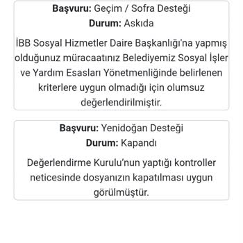 İBB Yeni Doğan Yardımı Hakkında Mağduriyetim Var
