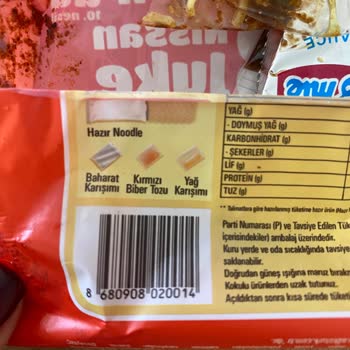 Açık Paket Ve Patlamış Yağlı Noodle Şoku!