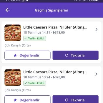 Sipariş Sistemi Hatası Nedeniyle Fazla Pizza Gönderimi Ve Gecikme