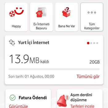 Onayım Olmadan Otomatik İnternet Aşım Paketi Tanımlandı