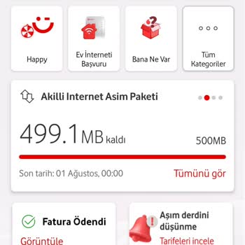 Onayım Olmadan Otomatik İnternet Aşım Paketi Tanımlandı