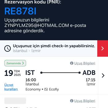 Gidiş Biletim İçin İade Talebime Destek Alamadım