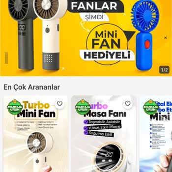 Trendyol Aldığım Turbo Fanların Hediye Mini Fanları Gönderilmedi
