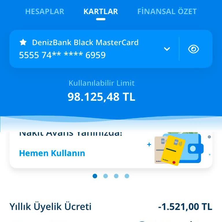 Denizbank Kredi Kartıma Haksız Üyelik Ücreti Yansıtıldı İadesini İstiyorum