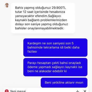 Kazandığım Bahis Tutarı Ödenmedi, Mağdur Edildim