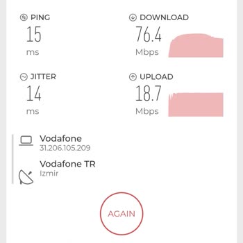 Vodafone Net'te Sözleşmeli 200 Mbps İnternetin Evde Yetersiz Çekmesi Ve Hizmet Eksikliği