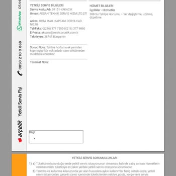 Arçelik Klima Montajında Servis Sorunu Ve Eksik İşçilik