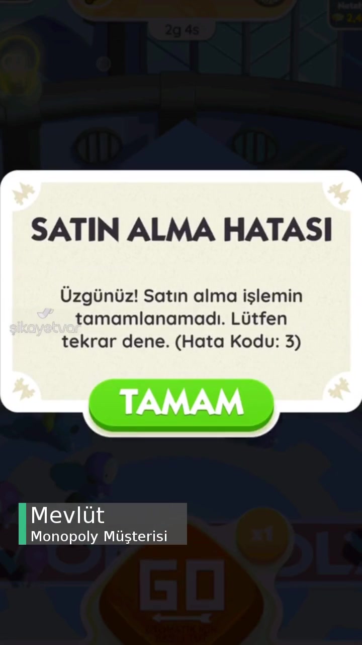 Monopoly GO'da Satın Alma Hatası videonun kapak resmi