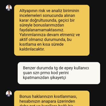 Şeffaf Olmayan Bonus Politikaları Ve Yetersiz Bilgilendirme Mağduriyeti