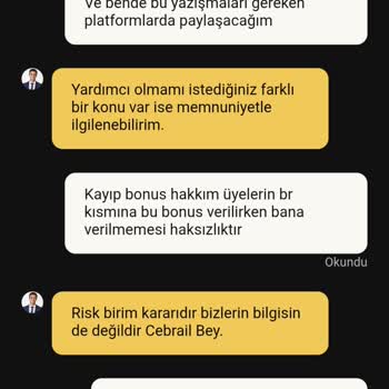 Şeffaf Olmayan Bonus Politikaları Ve Yetersiz Bilgilendirme Mağduriyeti