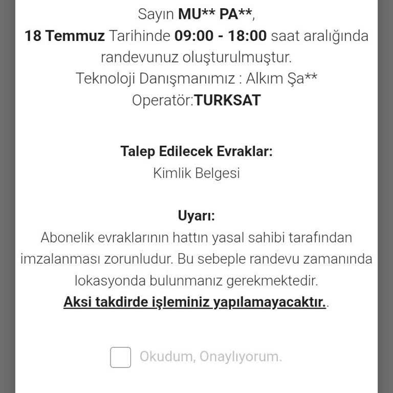 Kablo TV Aboneliğinde Montaj Gecikmesi Ve Sorumsuz Hizmet