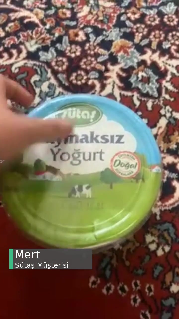 Sütaş Kaymaksız Yoğurttan Kıl Çıktı videonun kapak resmi