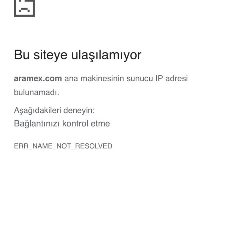 Aramex Kimlik Doğrulama Linki Çalışmıyor, Destek Alınamıyor