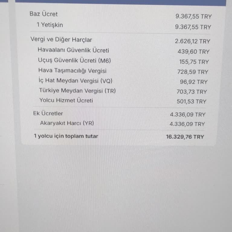 Yurtdışında Aynı Uçuşun Türkiye'den Daha Ucuza Satılması Ve Haksız Fiyatlandırma