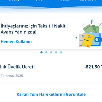 Kredi Kartımdan Haksız Yıllık Aidat Kesintisi İadesini İstiyorum