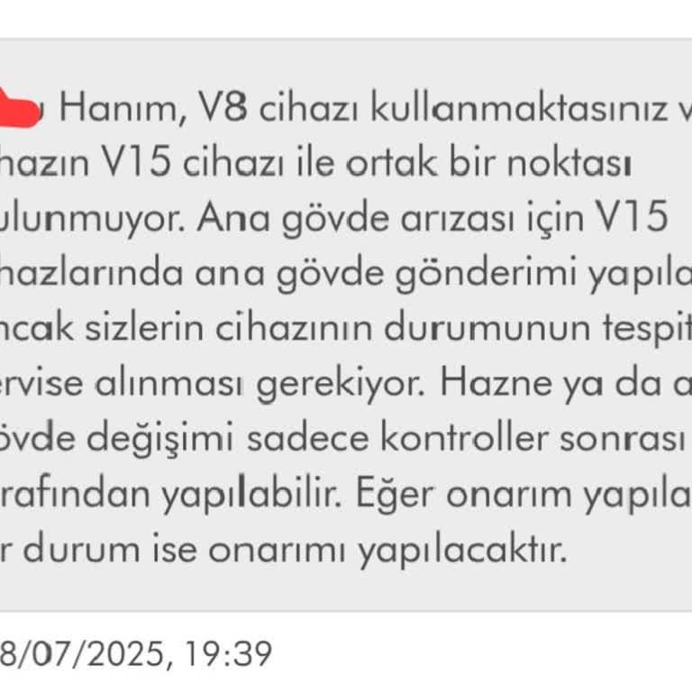 Dyson Servis Sürecinde Ürünler Arası Farklı Muamele
