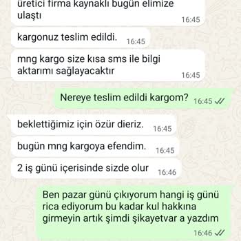 Teslim Edilmeyen Ürün Ve İade Talebine Cevapsız Kalan Müşteri