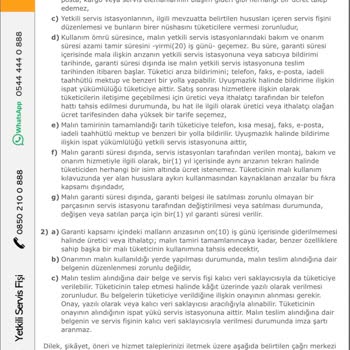 Fahiş Servis Ücreti Ve Cihaz Kayıt Güncelleme Sorunu Nedeniyle Mağduriyet