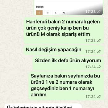 Yanlış Beden Gönderildi, Değişim Ve İade Süreci Mağduriyet Yaşatıyor