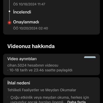 TikTok Hesabım Sebepsiz Kapatıldı Yeni Hesabımda Da Sürekli Kısıtlama Yaşıyorum