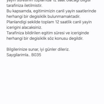 Sınıf Mevcudu Ve Ders Süresi Söz Verilenden Farklı, İade Yapılmadı