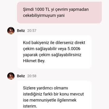 Ödeme Yapılmayan Bonus Ve Müşteri Temsilcilerinin Olumsuz Davranışları