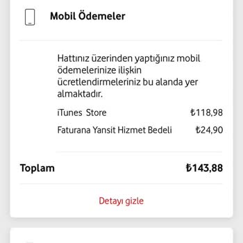 Vodafone Hattımdan İznim Dışında Yüksek Tutarlar Çekildi, Açıklama Ve İade Talebim Var