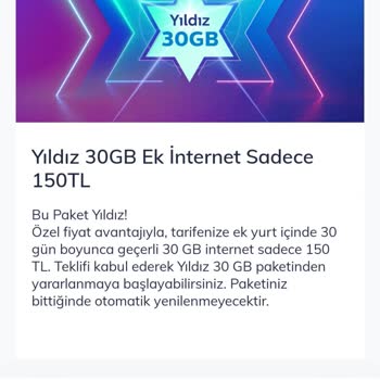 Satın Alınan Ek Paket Tarifeye Yansıtılmadı, Destek Almakta Zorluk Yaşıyorum