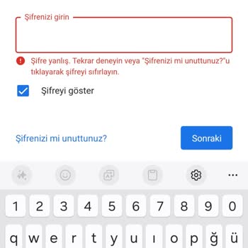 Hesabımın Güvenlik Engeli Nedeniyle Giriş Yapamıyorum