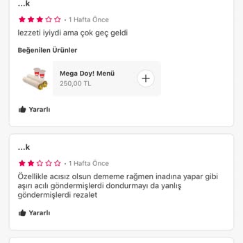 Komagene Geç Gelen Sipariş Ve Yanlış Ürün Gönderimi Nedeniyle Memnuniyetsizlik