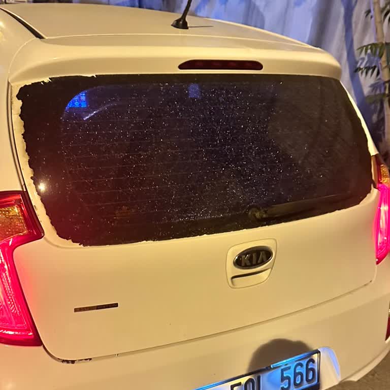 Çim Biçme Sırasında Fırlayan Taş Aracımın Camını Kırdı