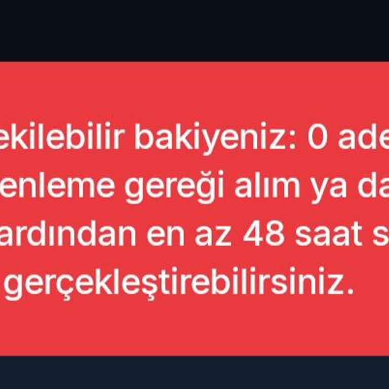 USD Transferinde 48 Saat Bekleme Sorunu