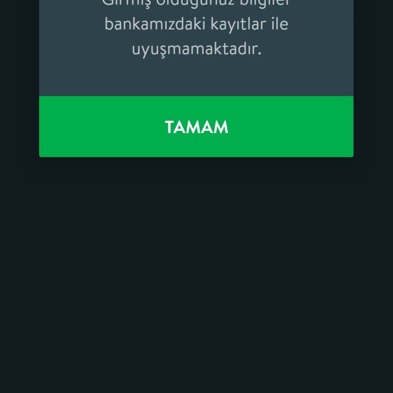 Mobil Bankacılık Şifre Yenilemede Kimlik Doğrulama Sorunu Ve Erişim Engeli