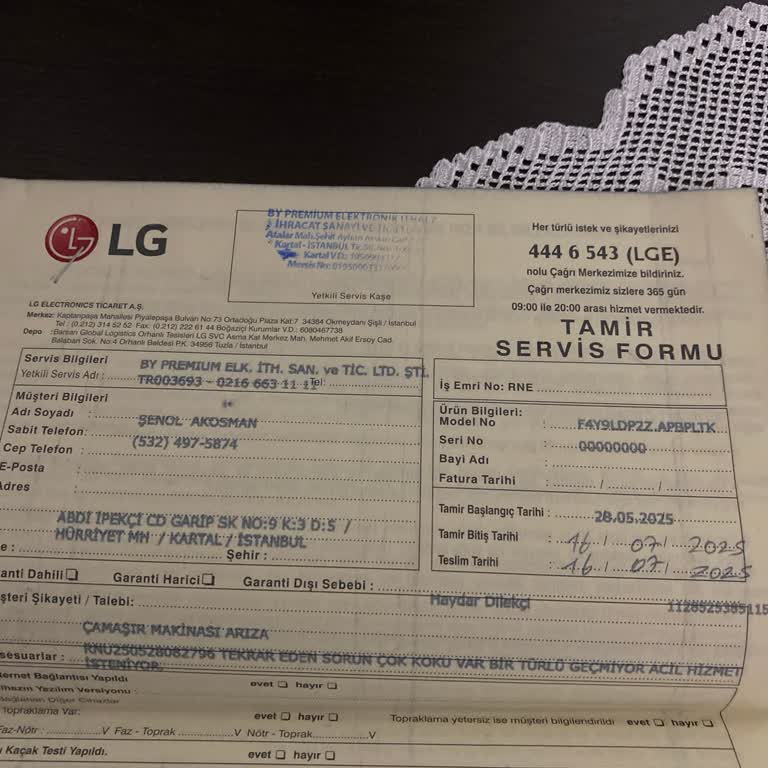 Kurutmalı Çamaşır Makinesinde Geçmeyen Koku Sorunu