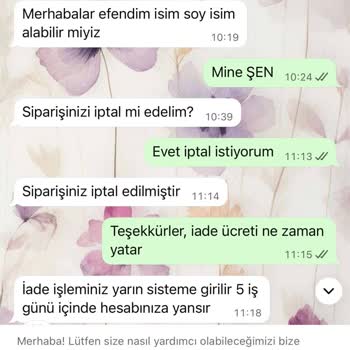 İptal Edilen Alışverişin Ücreti 10 Gündür Ödenmedi İletişim Sağlanamıyor