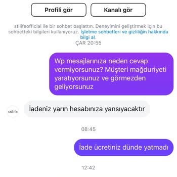 İptal Edilen Alışverişin Ücreti 10 Gündür Ödenmedi İletişim Sağlanamıyor