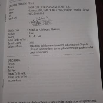 Garanti Kapsamındaki Hortumun Değişimi Reddedildi, Müşteri Hizmetleri Yetersiz Kaldı
