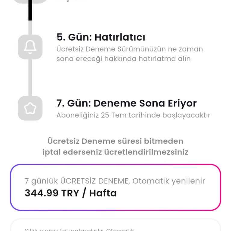 İzinsiz Aktifleştirilen Uygulamanın İptalini Talep Ediyorum