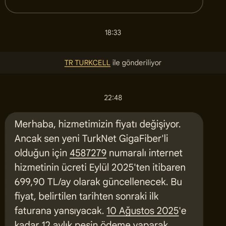 TurkNet Abonelik Sürecinde Beklenmedik Fatura Ve Taahhüt Sorunu