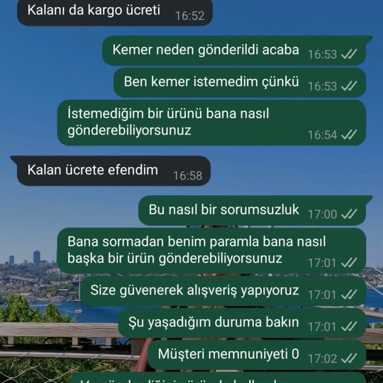 Kullanılmış Ürün Gönderildi, Param İade Edilmedi
