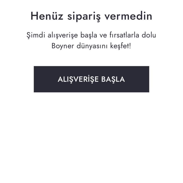 Uygulamada Siparişim Görünmüyor, Yardım Bekliyorum