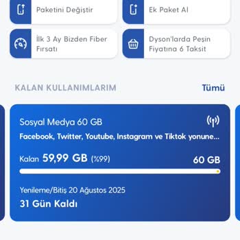 Turkcell'in Sosyal Medya Ve Normal İnternet Paketleri Yanlış Tüketiliyor!