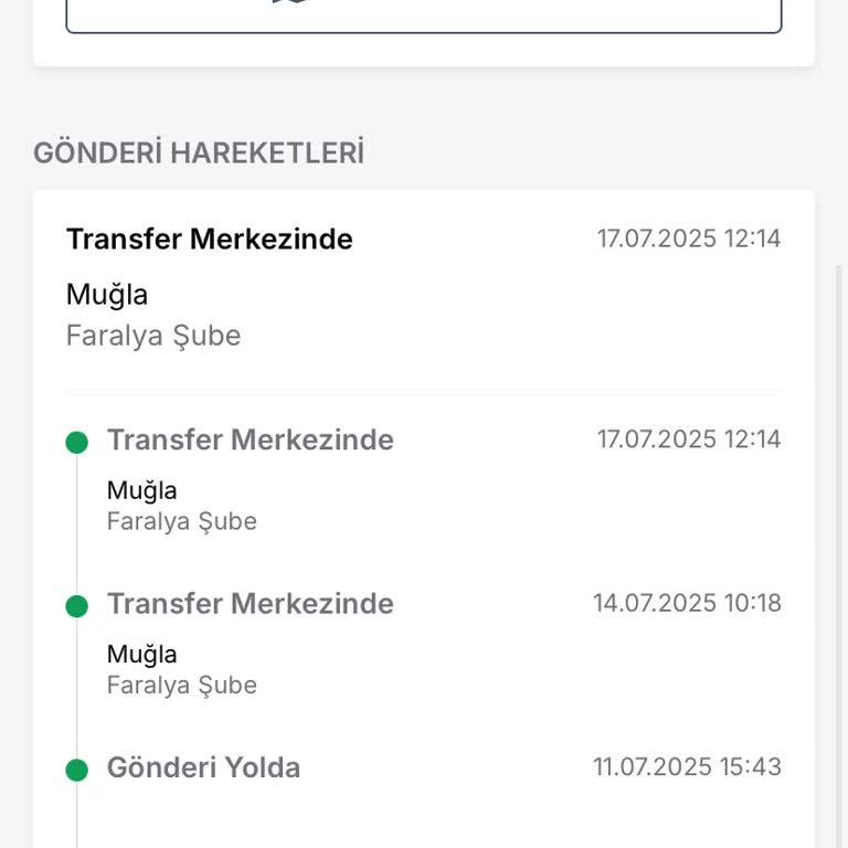 Yanlış Şubeye Gönderilen Kargom Bir Türlü Teslim Edilmiyor