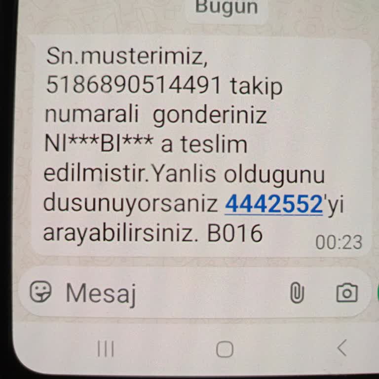 Kargom Başkasına Teslim Edildi Müşteri Hizmetleri Yardımcı Olmadı
