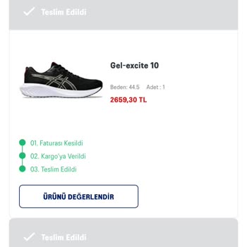 Asics Ayakkabıda Kalıp Yanında Yırtılma Ve Deformasyon Şoku