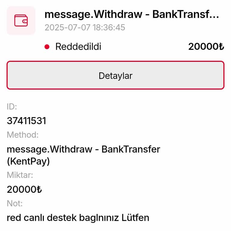 Kazancım Haksız Şekilde Silindi, Çekimim İptal Edildi