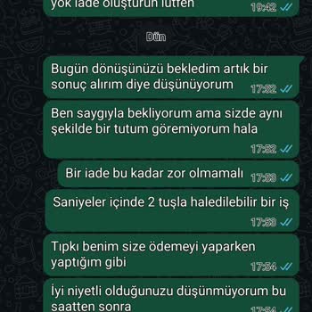 Ürün Teslim Edilmedi, İade Yapılmadı: Cevapsızlık Mağduriyeti