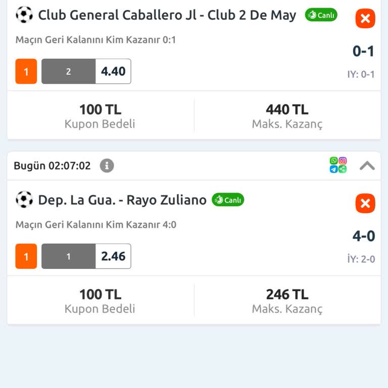 Canlı Bahis Kuponumda Haksızlık Ve Yanıltıcı İşlem Şüphesi